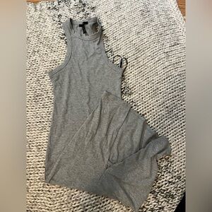 Grey long dress